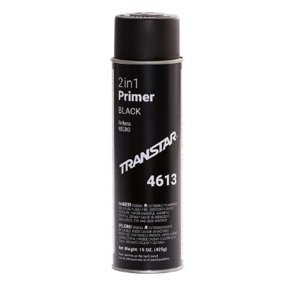 TRP4613 image(0) - Transtar Autobody Products 4613 - 2 in 1 Primer - 20 oz Aerosol Can - Black - 15 to 20 Minute Dry Curing