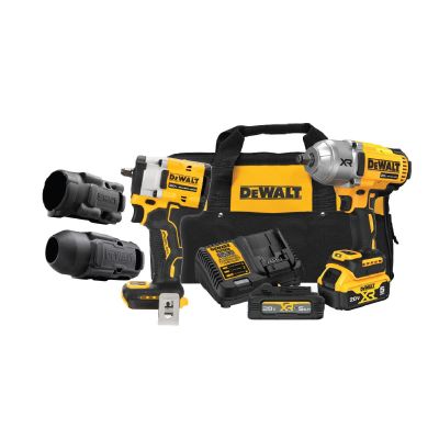 DWTDCB9923GB1B2 image(0) - DeWalt 1/2 and 3/8 Inch Impact Wrench Custom Auto Kit