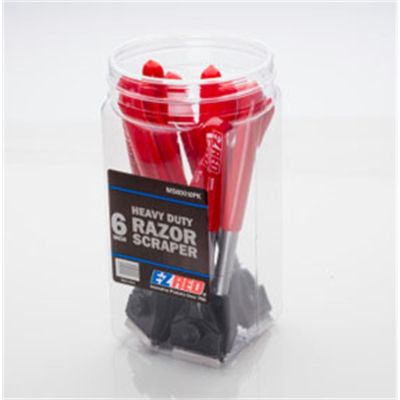 EZRMS60010PCK image(1) - E-Z Red 10PC 6" Scraper Display