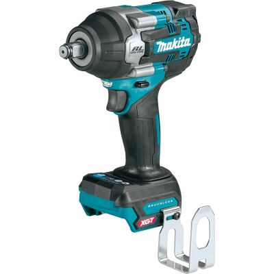 MAKGWT08Z image(0) - Makita 40 Volt Max XGT Brushless Four Speed Mid Torque 1/2 Inch Square Drive Impact Wrench with Detent Anvil Tool Only
