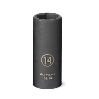 KDT84142 image(0) - GearWrench 1/4 Inch Drive 6 Point Deep Impact Metric Socket 7mm