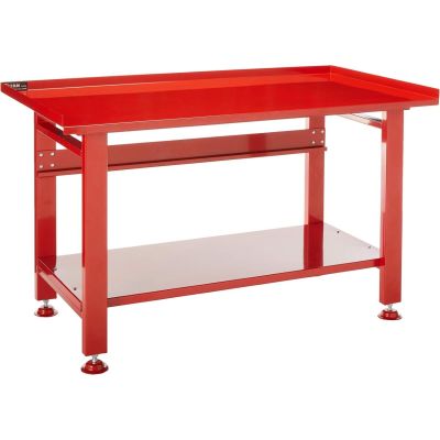 TIT21006 image(0) - TITAN Professional Workbench 60 inch x 31 Inch x 34 inch - Red