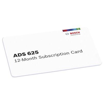 BOS3970-SUB image(0) - Bosch ADS 625 12-Month Software Subscription