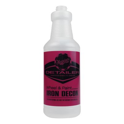 MEGD201801 image(0) - Meguiars Detail Products Detailer D201801 Pre-Labeled Bottle, 32 oz, Use With: D1801 Wheel and Paint Iron Decon