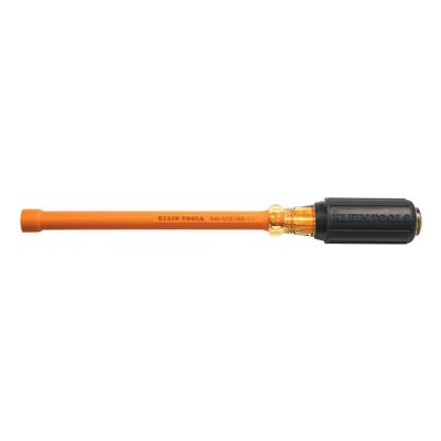 KLE6461132INS image(0) - Klein Tools 11/32-Inch Insulated Driver, 6-Inch Hollow Shaft