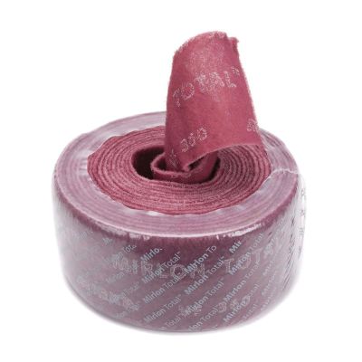 MRK18573373 image(0) - Mirka Abrasives Mirlon Total 18-573-373 18 Series Non-Woven Scuff Roll, 4-1/2 in W x 33 ft L, 360 Grit