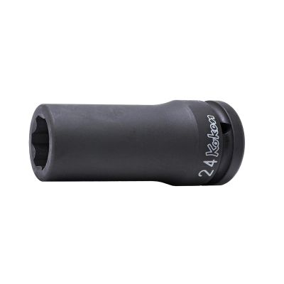 KKN16310M-16 image(0) - Ko-ken USA 16310M-16 3/4 Sq. Dr. Socket 16mm Surface Drive Length 100mm