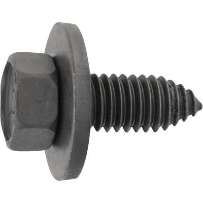 AVC11109 image(0) - AUVECO 11109 Hex Head Sems CA Point Body Bolt, 3/8 in - 16 TPI x 1 in L x 9/16 in Across Flats, Phosphate