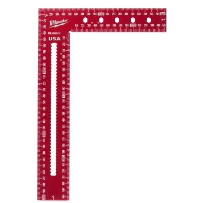 MLWMLSQ1812 image(0) - Milwaukee Tool 200mm x 300mm Framing Square