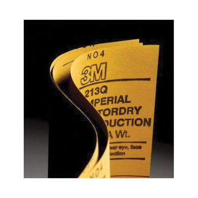 MMM2042 image(0) - 3M Wetordry 02042 213Q Series Abrasive Sheet, 9 in W x 11 in L, P240 Grit, Medium Grade, Black, Wet/Dry