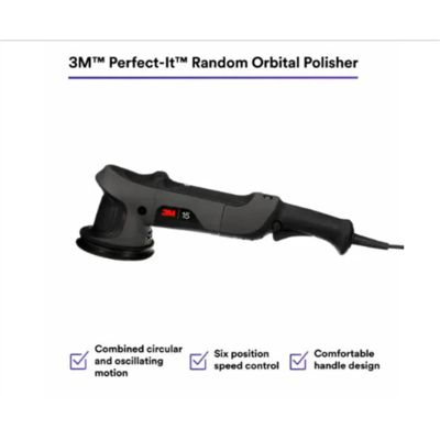 MMM34100 image(0) - 3M&trade; Perfect-It&trade; Random Orbital Polisher 34100, 15 mm, 120V, 60 Hz, Plug A