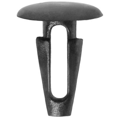 AVC14737 image(0) - AUVECO 14737 Single Head Type 6 Retaining Clip, 13 mm Dia Head x (7 mm Dia x 15 mm L) Stem, Nylon, Black