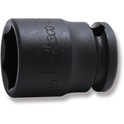 KKN13400A-11-16 image(0) - Ko-ken USA 13400A-11/16 3/8 Sq. Dr. Socket 11/16 6 point Length 32mm