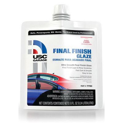 USC77703 image(0) - US Chemical 77703 Final Finish Glaze, 8 oz Pouch, Gold, Liquid