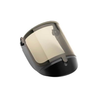 OBRTCG30-EL-A5EL image(0) - Oberon Face Shield - Arc Flash - 30 Cal TCG™ - With Hard Hat Adapters - With EZ Lift - Oberon Hard Caps - Lens Color: True Color Grey