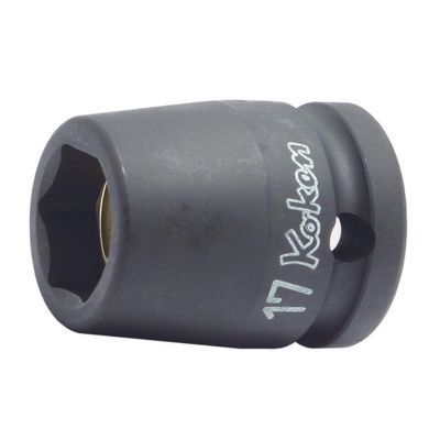 KKN14400MG-18 image(0) - Ko-ken USA 14400MG-18 1/2 Sq. Dr. Socket 18mm 6 point Length 38mm Magnet
