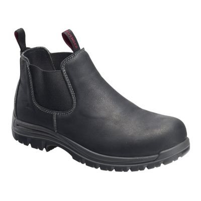 FSIA7111-17W image(0) - Avenger Foreman Romeo Series - Men's Mid Top Slip-On Boots - Composite Toe - IC|EH|SR|PR - Black/Black - Size: 17W