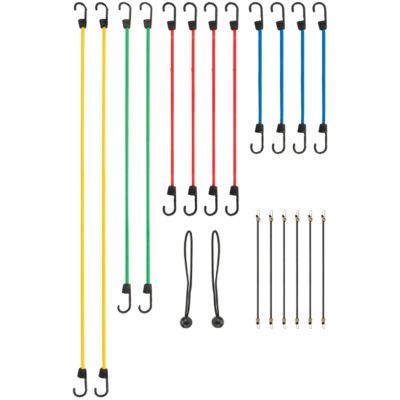 WLMW1890 image(0) - Wilmar Corp. / Performance Tool 20pc Bungee Cord Assortment