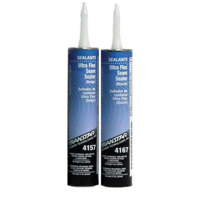 TRP4157 image(0) - Transtar Autobody Products Ultra Flex 4157 Seam Sealer, 11 oz Cartridge, Beige, Pasty Solid