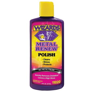 WZP11020 image(0) - Wizards Products Metal Renew 11020 Polish, 8 oz Squeeze Bottle, Off-White