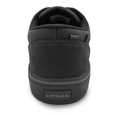 FSIAW4021-10-5D image(1) - AIRWALK CRUZ Leather SD10 - Men's - CT|SD10|SR|SF - Triple Black - Size: 10.5 - D - (Regular)