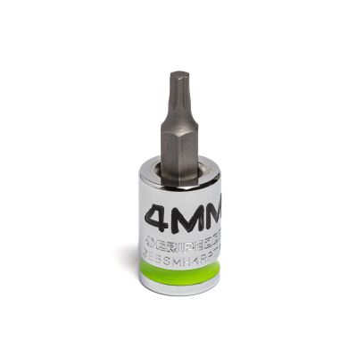 GETGEBSMH4RPT image(0) - Grip Edge Tools 4mm 3/8" Dr Short RPT Hex Bit Socket