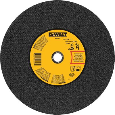 DWTDWA8011 image(0) - DeWalt 14 Inch x 7/64 Inch x 1 Inch General Purpose Chop Saw Wheel