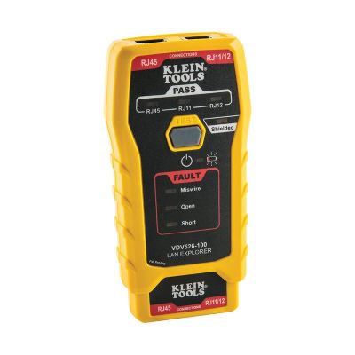 KLEVDV526100 image(0) - Klein Tools Network Cable Tester, LAN Explorer&reg; Data Cable Tester with Remote
