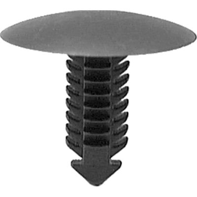 AVCAP20316 image(0) - AUVECO AP20316 Single Head Door Frame Spacer Retainer, 1 in Dia Bottom Head, Nylon, Black