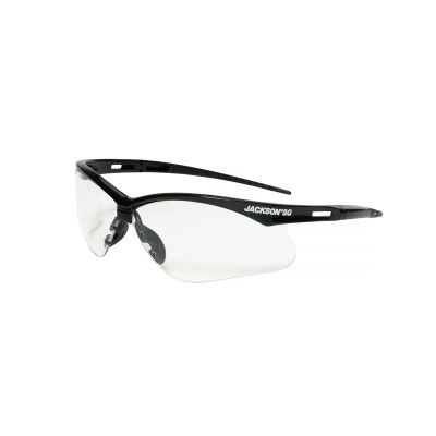 SRW50001 image(0) - Jackson Safety Safety Glasses - SG Series - Clear Lens - Black Frame - STA-CLEAR&trade; Anti-Fog - Indoor