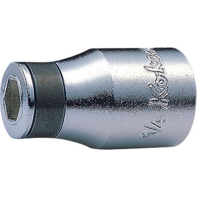 KKN3137 image(0) - Ko-ken USA 3/8 Sq. Dr. Adaptor 1/4 For 1/4H Bit Length 30mm