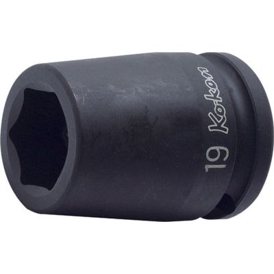 KKN15400M-21 image(0) - Ko-ken USA 15400M-21 5/8 Sq. Dr. Socket 21mm 6 point Length 47.5mm