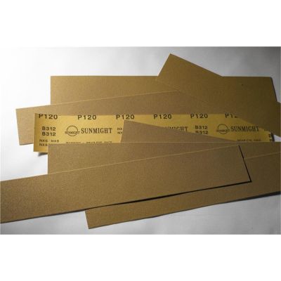 SUA05414 image(0) - Sunmight USA Corporation Gold 05414 Open Coated Grip File Sheet, 2-3/4 in W x 16-1/2 in L, P320 Grit, Velcro Attachment