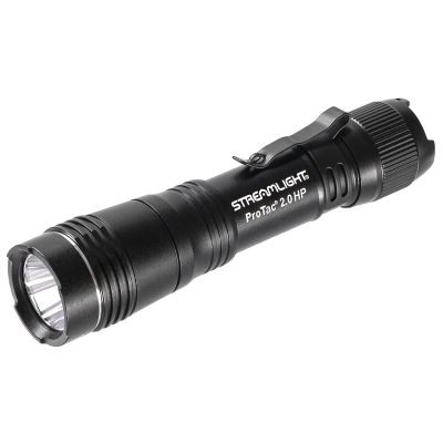 STL89023 image(0) - Streamlight ProTac 2.0 HP - Includes (1) SL-B50 battery pack, USB-C cord and nylon holster - Black