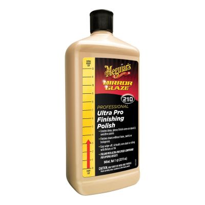 MEGM21032 image(0) - Meguiars Mirror Glaze M21032 Ultra Pro Finishing Polish, 32 oz Bottle, High Gloss, White, Liquid
