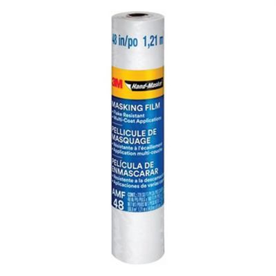 MMM90038 image(0) - 3M Hand-Masker 90038 Advanced Masking Film, 48 in W x 180 ft L, 0.35 mil THK, Transparent