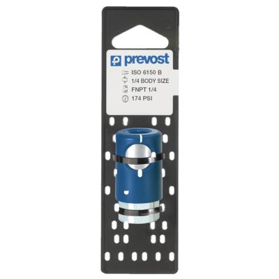 PRVIRC061201CP image(0) - Prevost IRC 061201CP Industrial Interchange Regular Quick Coupler on Plate, 1/4 in, Tapered FNPT, Stainless Steel
