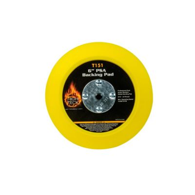 HITT151 image(0) - High Teck Products T151 Backing Pad, 6 in Dia, 10000 rpm, Medium Density, PSA, Polyurethane Foam