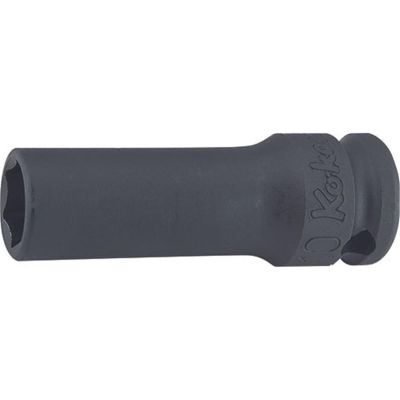 KKN13301M-24 image(0) - Ko-ken USA 13301M-24 3/8 Sq. Dr. Socket 24mm 6 point Length 80mm Thin walled