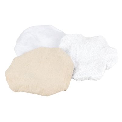 WLMW60113 image(0) - Wilmar Corp. / Performance Tool 3 pc. 10" Polishing Bonnet Buffing Pads