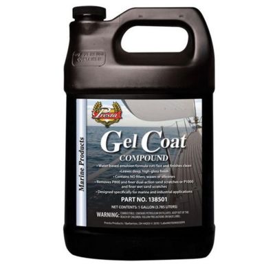 PES138501 image(0) - Presta 138501 Gel Coat Compound, 1 gal Can, White