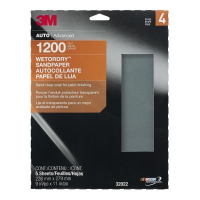 MMM32022 image(0) - 3M PAPER SHEETS-9" X 11" MICRO FINE 1200