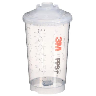 MMM26264 image(0) - 3M Spray Cups Kit 26264, Large (32.1 fl oz, 950 ml), 200 Micron Filter