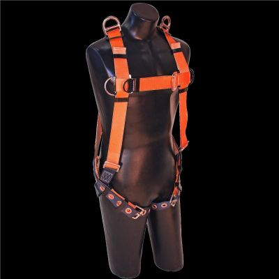 SRW804400 image(0) - FALL SAFE Safety Harness - A-SERIES - Vest-Style Retrieval - Back / Shoulder, Pass Through, Tongue Buckle - Size: XL