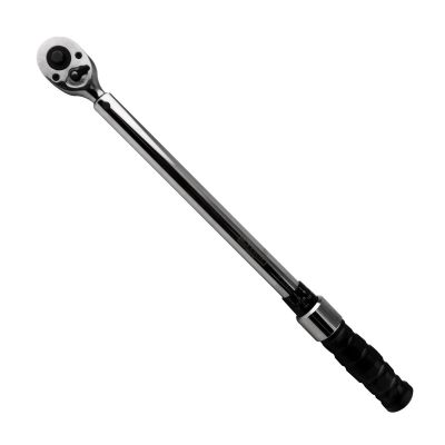 KTI72125A image(0) - K Tool International Torque Wrench Ratcheting 1/2 Inch Drive 20-150 Foot/Pounds USA