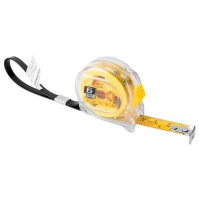 WLM20233 image(0) - Wilmar Corp. / Performance Tool 6' Clear Mini Tape Measure