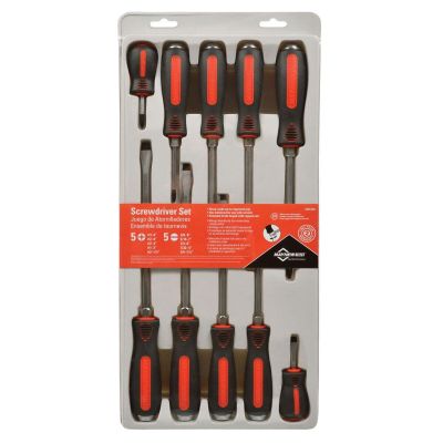 MAY66306 image(0) - Mayhew 10PC Capped End Screwdriver Set Display