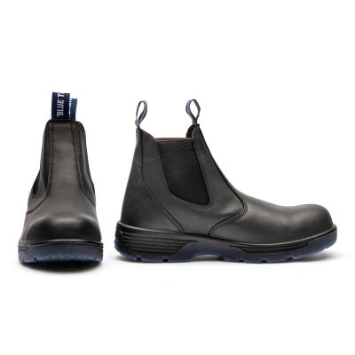 RDBBTCST10 image(0) - Redback Boots USA Blue Tongue Station 6-inch Black Slip On Composite Toe, Puncture Resistant (10US)