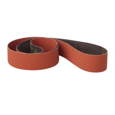 MMM85821 image(0) - 3M Cloth Belt 777F, P120 YF-weight, 3 in x 10-11/16 in, Fabri-lok, L-flex