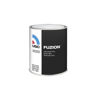 USC16000 image(0) - US Chemical FUZION 16000 Lightweight Body Filler, 1 gal, Light Blue, Liquid